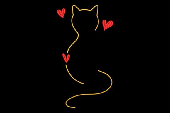 Cat Heart Outline: A Designer's Review for Handmade Gifts
