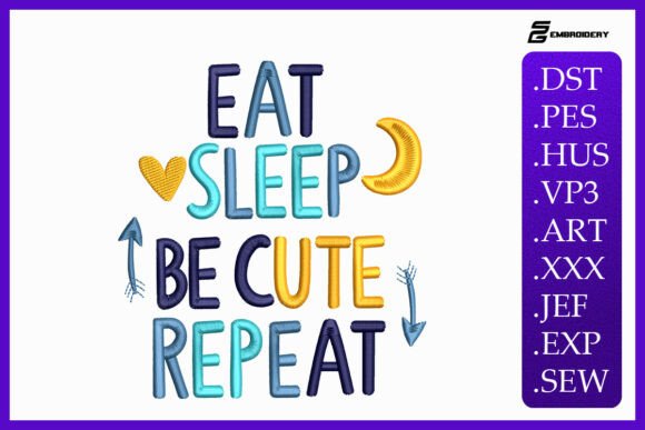 Eat Sleep Be Cute Repeat: Baby Quote Review