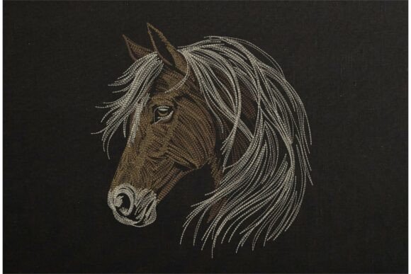 Review: Horse Head Realistic Animal Portrait for Apparel