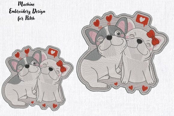 Review: Patch Cute Funny French Bulldog Couple Design