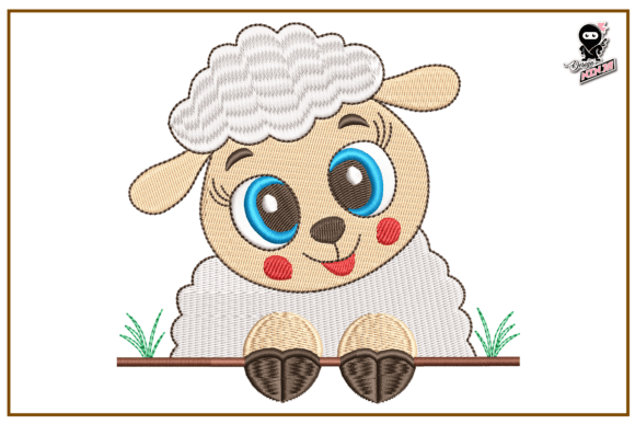 Review: Peeking Baby Lamb for Boutique Sweatshirts