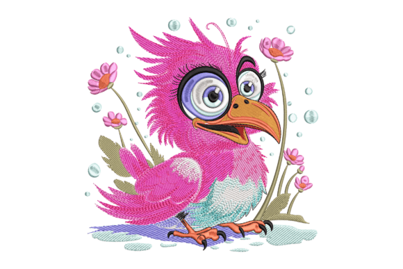 Review: Whimsical Pink Bird for Small Business Merch