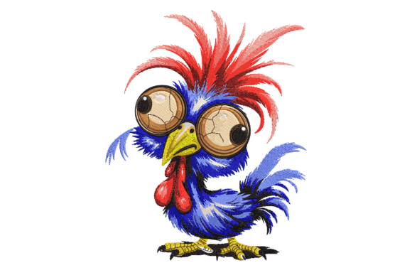 Reviewing Colorful Funny Rooster for Boutique Apparel