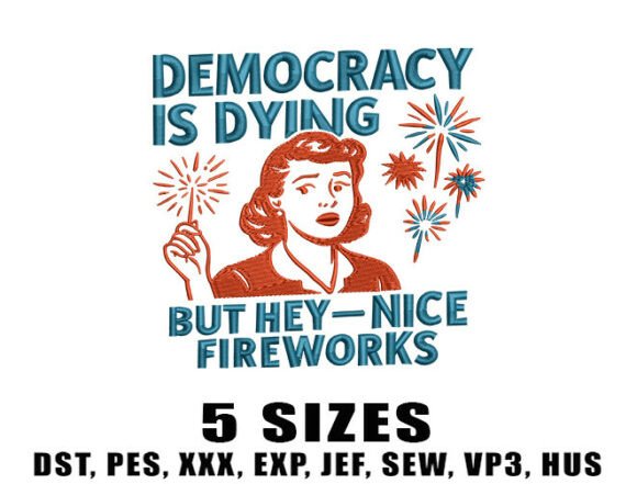 Reviewing Democracy is Dying for Boutique Apparel