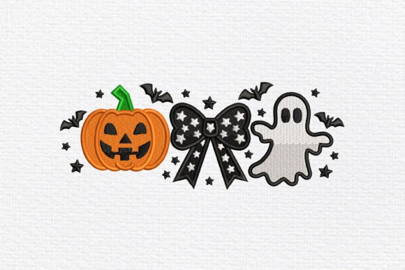 Reviewing the Pumpkin Bow Ghost Halloween Design